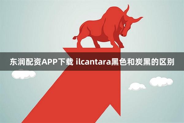 东润配资APP下载 ilcantara黑色和炭黑的区别